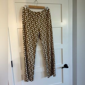 J. McLaughlin Carmel Pant Geometric Brown Print
Size Large